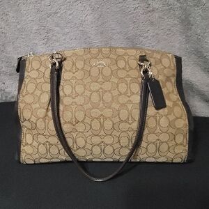 Coach Signature Christie Carryall Tote Shoulder Bag F36721